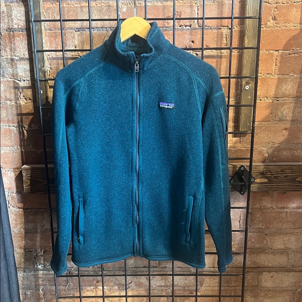Patagonia Teal Full-Zip Better Sweater